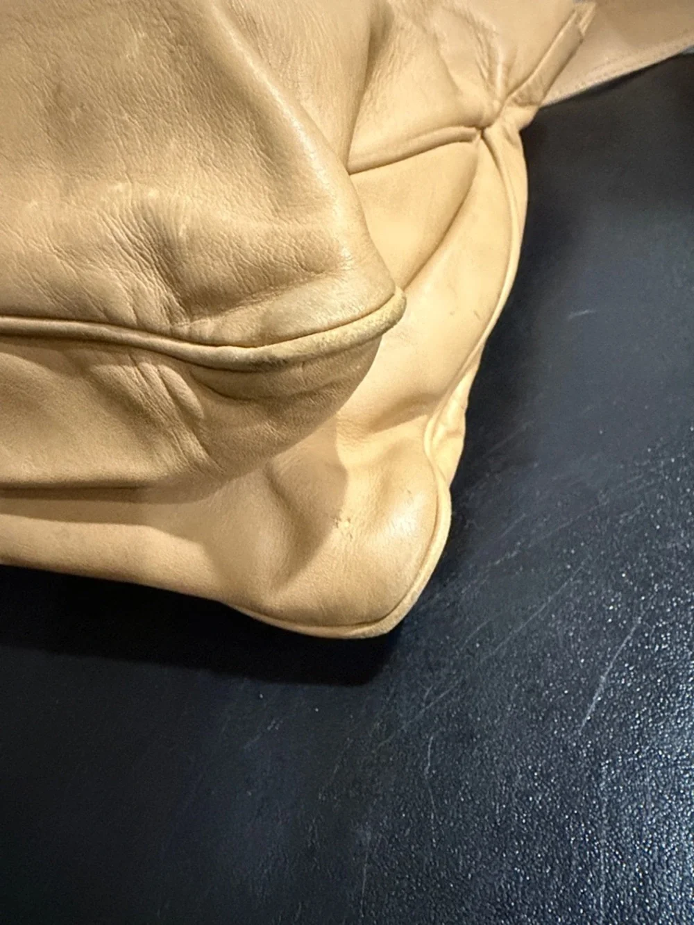 Francesco Biasia Tan Leather Tote bag made in Italy